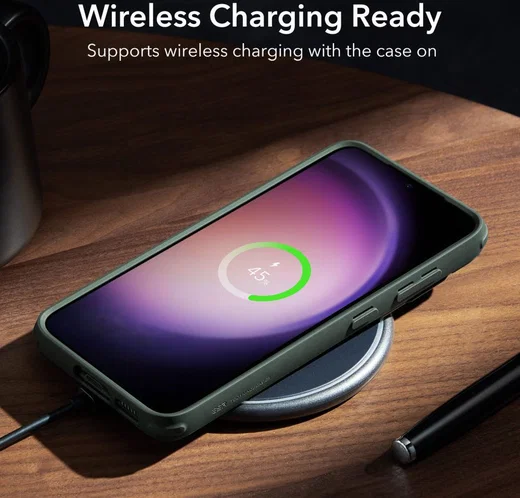 ESR Classic Kickstand Samsung Galaxy S23 Hoesje Transparant Groen afbeelding 5