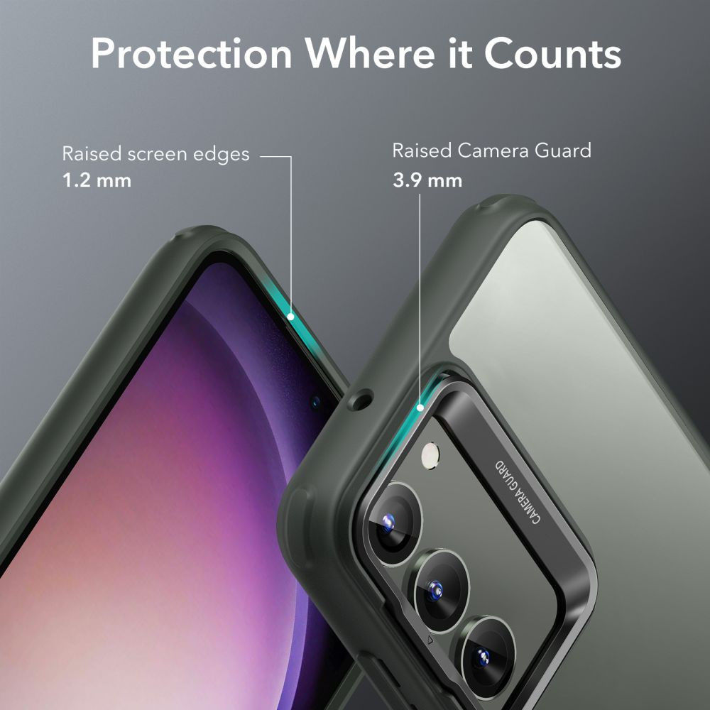 ESR Classic Kickstand Samsung Galaxy S23 Hoesje Transparant Groen afbeelding 6