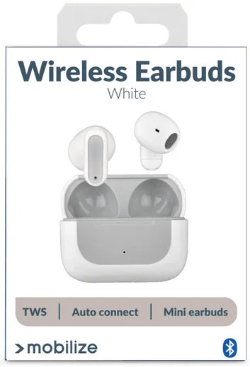 Mobilize In-Ear Wireless Bluetooth Earbuds Draadloze Oordopjes Wit afbeelding 6