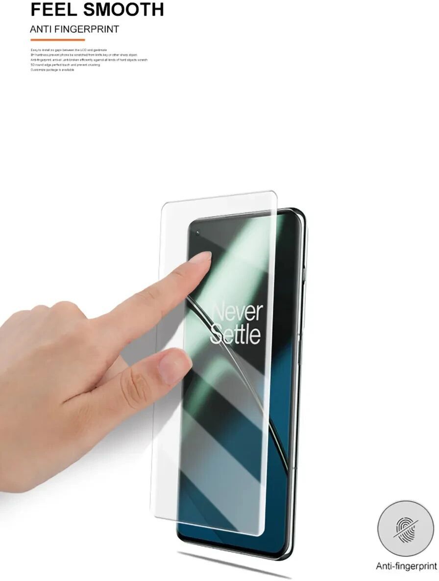 MOCOLO UV Liquid OnePlus 11 Screen Protector 3D Tempered Glass afbeelding 4