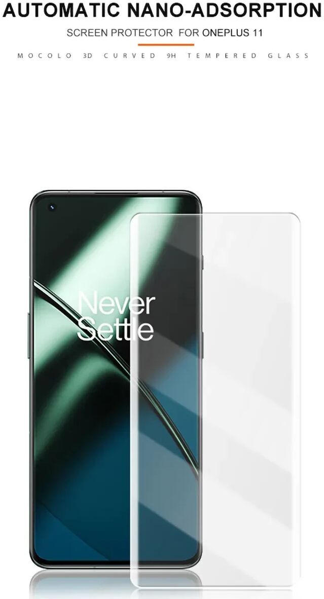 MOCOLO UV Liquid OnePlus 11 Screen Protector 3D Tempered Glass afbeelding 6