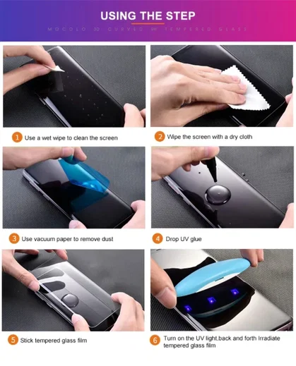 MOCOLO UV Liquid OnePlus 11 Screen Protector 3D Tempered Glass afbeelding 9