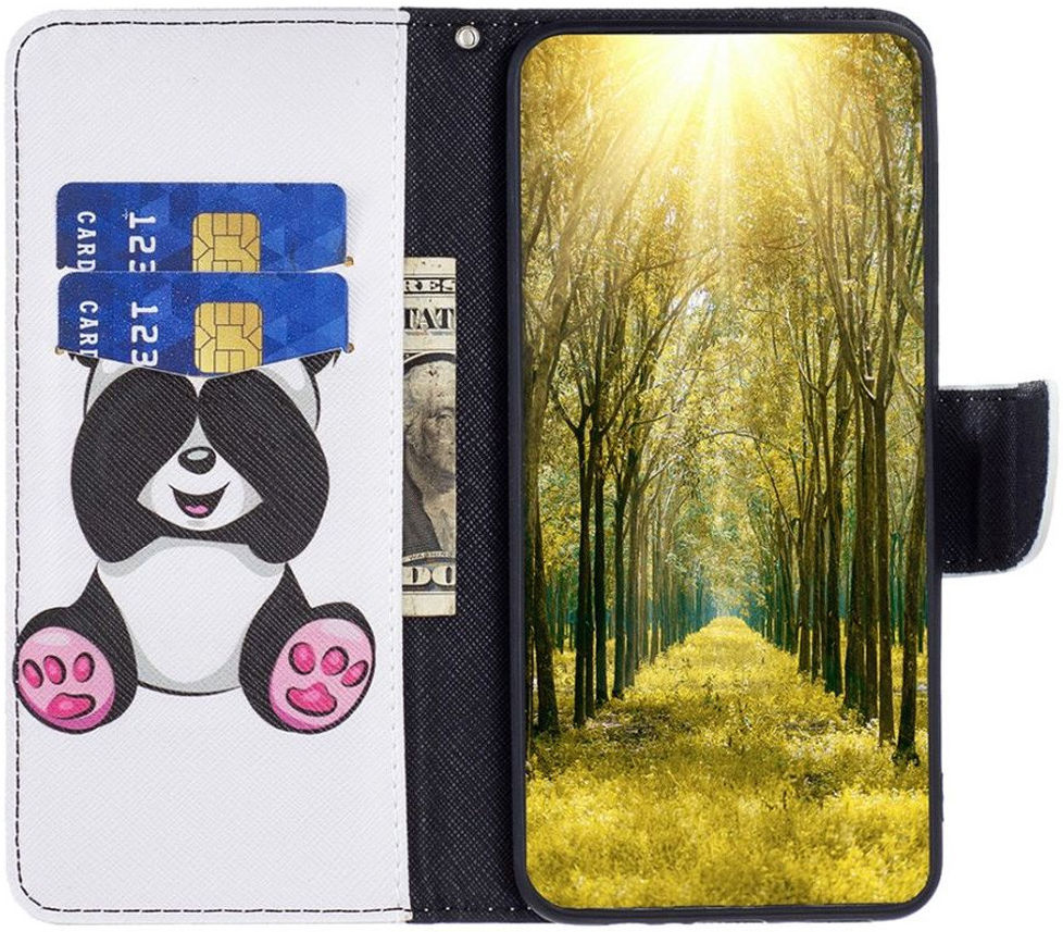 Xiaomi 13 Pro Hoesje Portemonnee Book Case Panda Print afbeelding 2