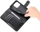 AZNS Xiaomi 13 Pro Hoesje Wallet Book Case Kunstleer Zwart afbeelding 5
