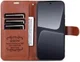 AZNS Xiaomi 13 Pro Hoesje Wallet Book Case Kunstleer Bruin afbeelding 1