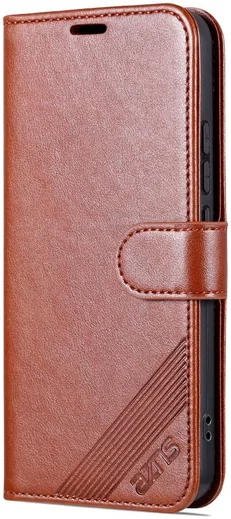 AZNS Xiaomi 13 Pro Hoesje Wallet Book Case Kunstleer Bruin afbeelding 8