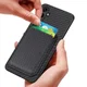 Samsung Galaxy A54 Carbon Hoesje met Magnetische Kaarthouder Zwart afbeelding 5