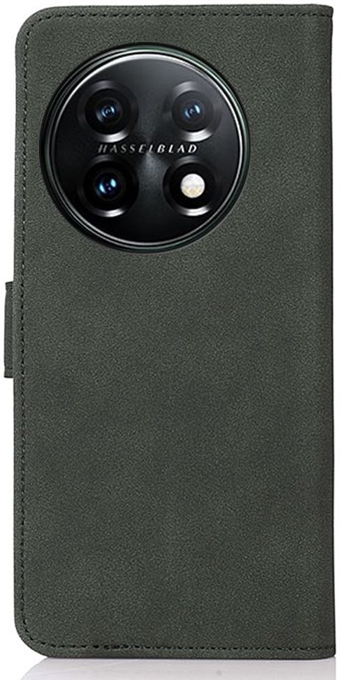 KHAZNEH OnePlus 11 Hoesje Retro Wallet Book Case Groen afbeelding 8