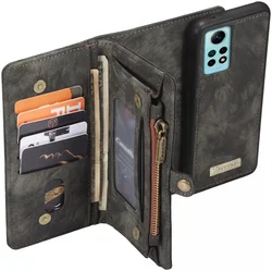 CaseMe 008 Xiaomi Redmi Note 12 Pro 4G Book Case Zwart afbeelding