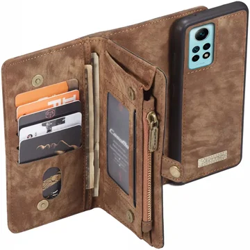 CaseMe 008 Xiaomi Redmi Note 12 Pro 4G Book Case Coffee
