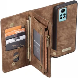 CaseMe 008 Xiaomi Redmi Note 12 Pro 4G Book Case Coffee afbeelding