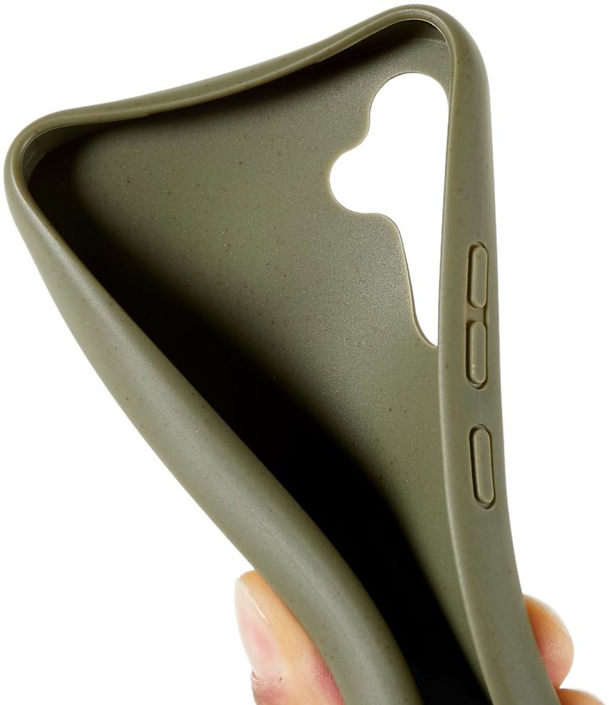 Samsung Galaxy A54 Hoesje Back Cover Flexibel TPU met Koord Groen afbeelding 5