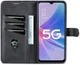 AZNS Oppo A58 5G / A78 Hoesje Portemonnee Book Case Kunstleer Zwart afbeelding 1