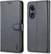 AZNS Oppo A58 5G / A78 Hoesje Portemonnee Book Case Kunstleer Zwart afbeelding 2
