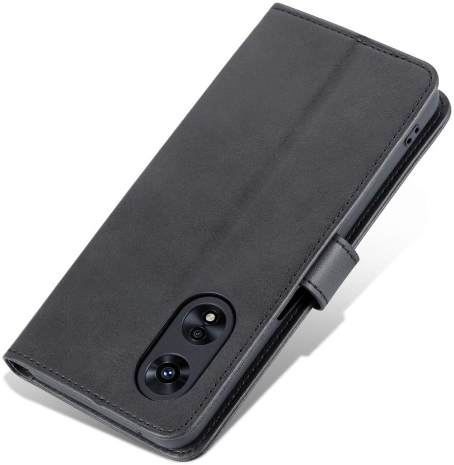AZNS Oppo A58 5G / A78 Hoesje Portemonnee Book Case Kunstleer Zwart afbeelding 8