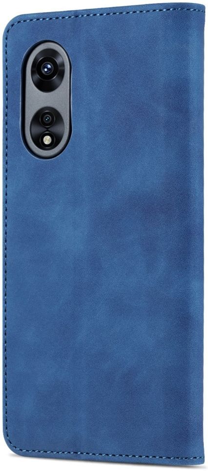 AZNS Oppo A58 5G / A78 Hoesje Portemonnee Book Case Kunstleer Blauw afbeelding 3