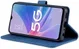 AZNS Oppo A58 5G / A78 Hoesje Portemonnee Book Case Kunstleer Blauw afbeelding 4