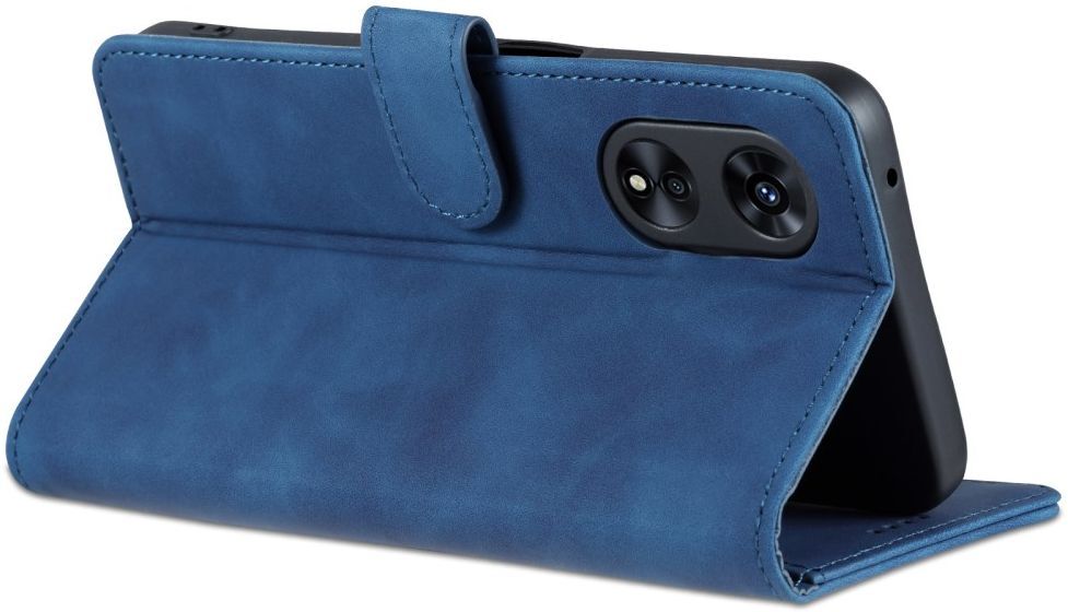 AZNS Oppo A58 5G / A78 Hoesje Portemonnee Book Case Kunstleer Blauw afbeelding 5