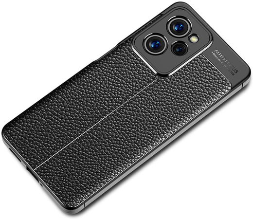 Xiaomi Redmi Note 12 Pro/Poco X5 Pro Hoesje Textuur Back Cover Zwart afbeelding 2