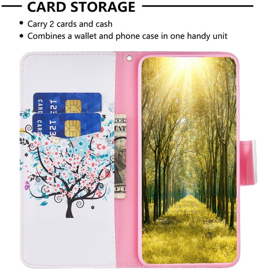 Xiaomi 13 Lite Hoesje Portemonnee Book Case Boom Print afbeelding 2
