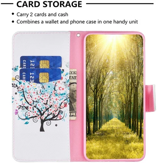 Xiaomi 13 Lite Hoesje Portemonnee Book Case Boom Print afbeelding 2