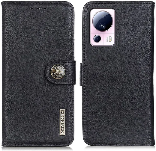 KHAZNEH Xiaomi 13 Lite Hoesje Portemonnee Book Case Zwart afbeelding 2
