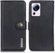 KHAZNEH Xiaomi 13 Lite Hoesje Portemonnee Book Case Zwart afbeelding 2