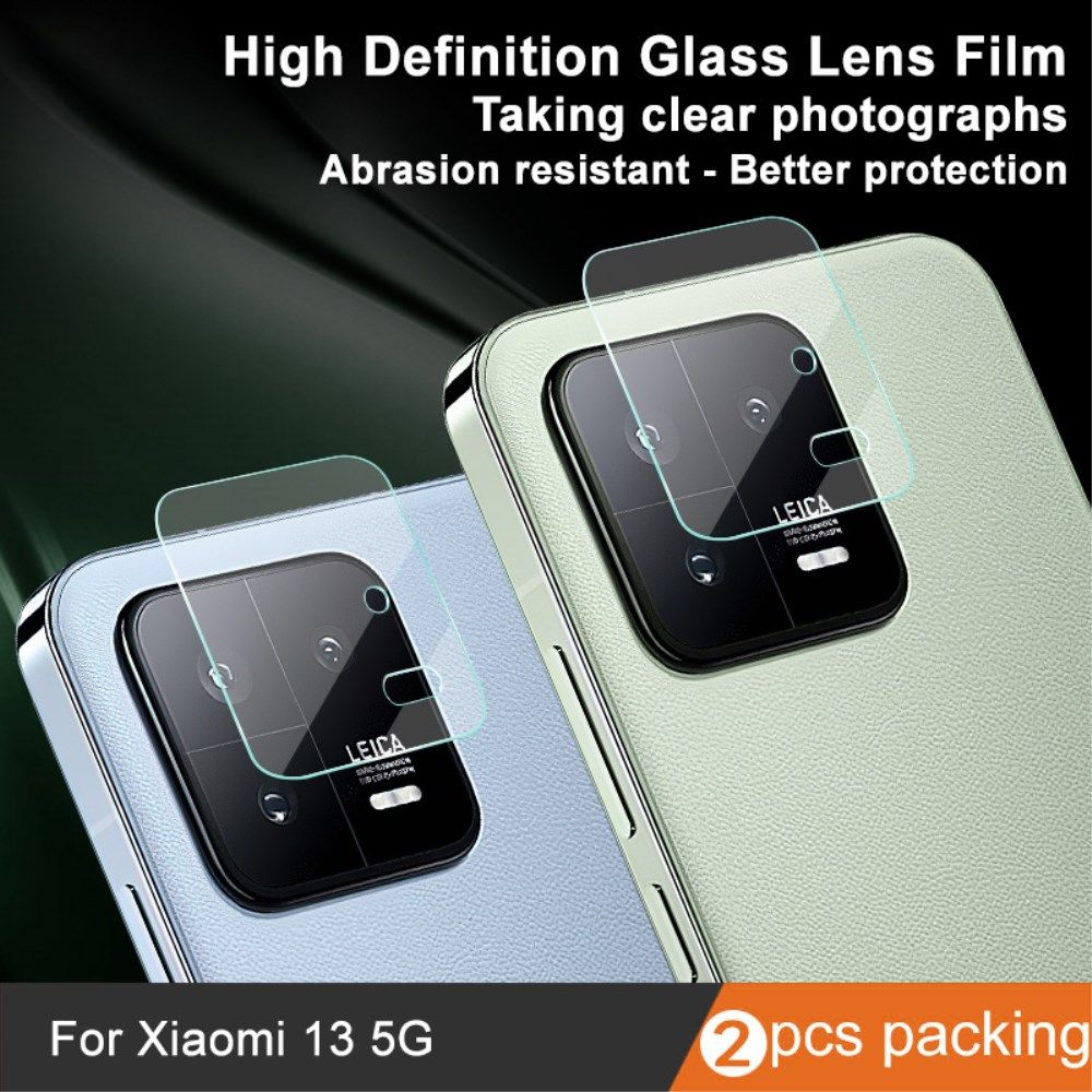 Imak Xiaomi 13 Camera Lens Protector + Lens Cap Clear afbeelding 2