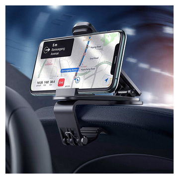 Baseus Big Mouth Smartphone Houder Auto Dashboard Zwart