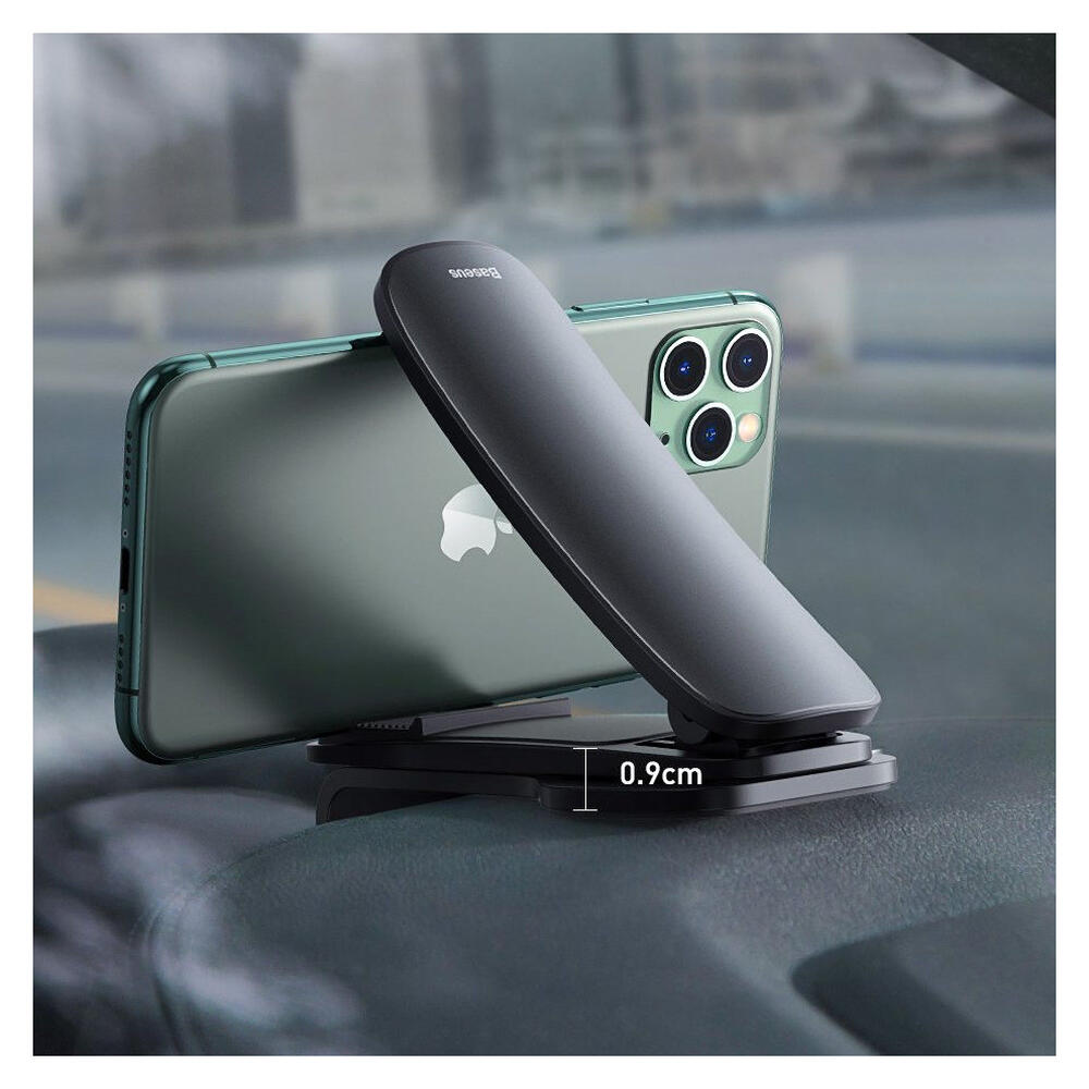 Baseus Big Mouth Smartphone Houder Auto Dashboard Zwart afbeelding 11