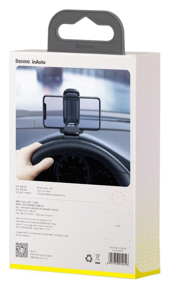 Baseus Big Mouth Smartphone Houder Auto Dashboard Zwart afbeelding 21