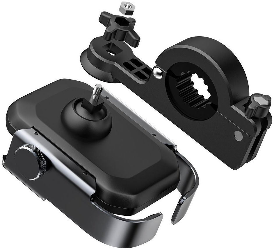 Baseus Armor Verstelbare Motor/Fiets Stuur/Spiegel Smartphone Houder Zwart afbeelding 21