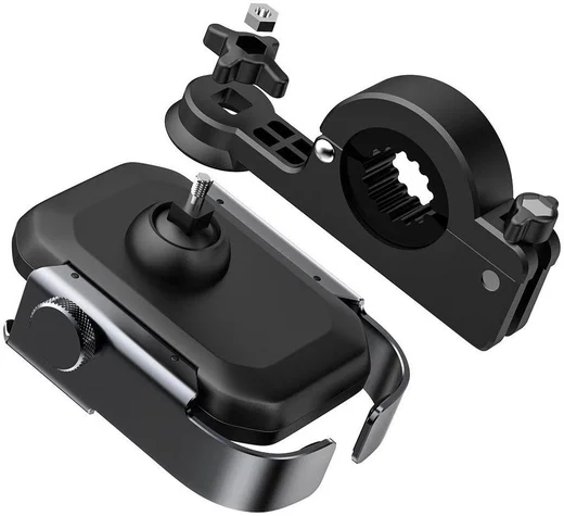 Baseus Armor Verstelbare Motor/Fiets Stuur/Spiegel Smartphone Houder Zwart afbeelding 21