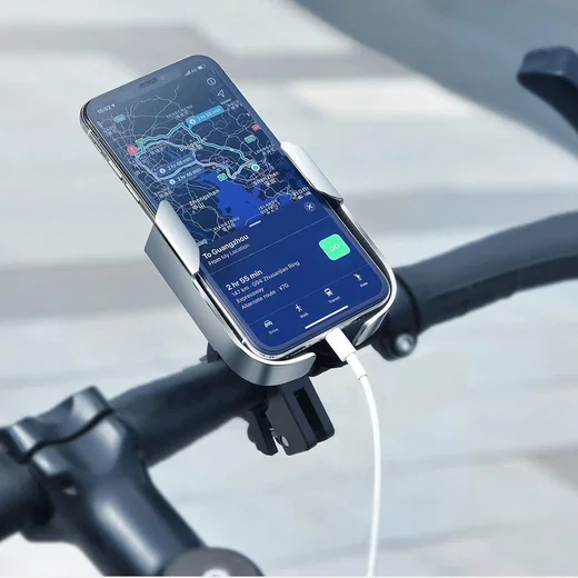 Baseus Armor Verstelbare Motor/Fiets Stuur/Spiegel Smartphone Houder Zwart afbeelding 5