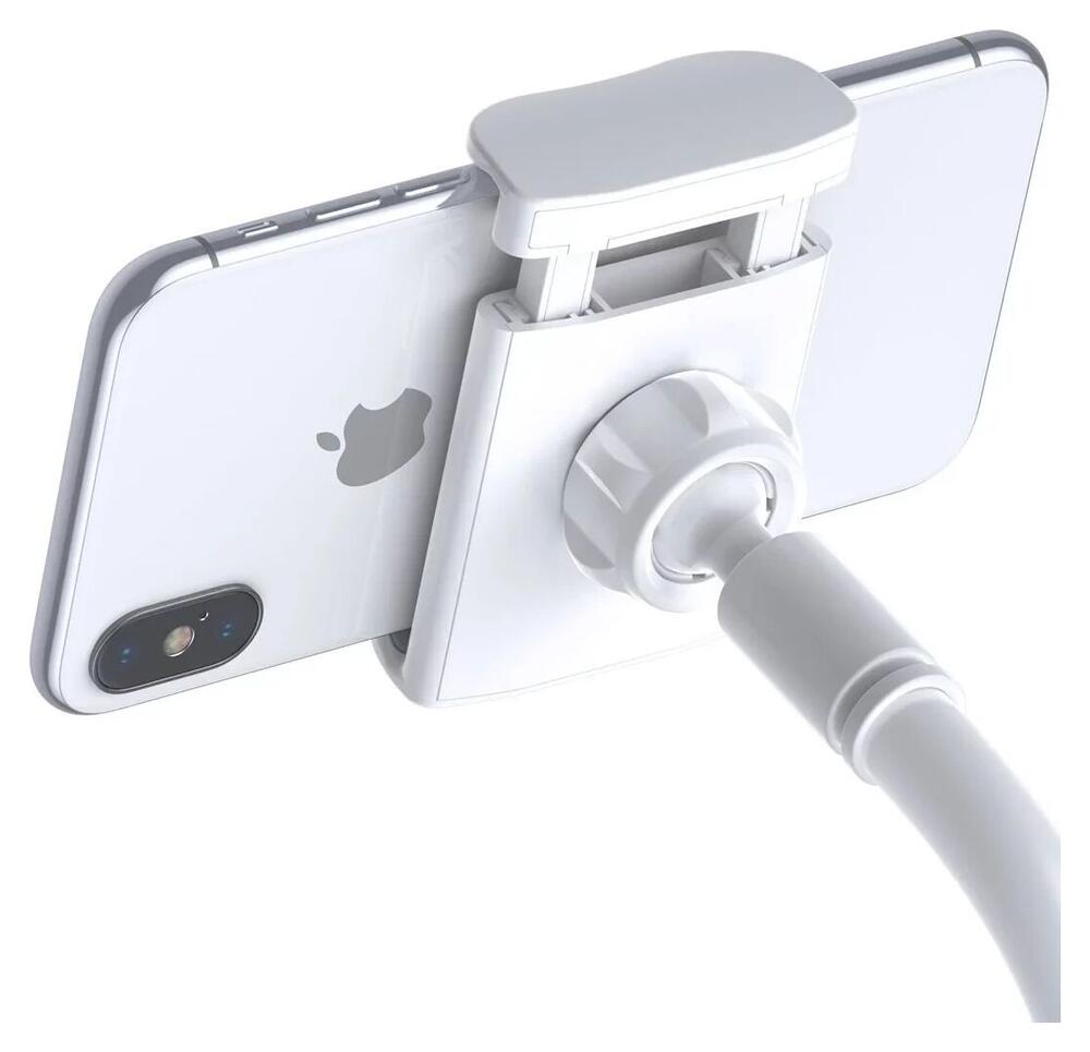 Baseus Lazy Verstelbare Telefoonhouder met Zwanenhals Zilver afbeelding 2