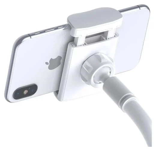 Baseus Lazy Verstelbare Telefoonhouder met Zwanenhals Zilver afbeelding 2