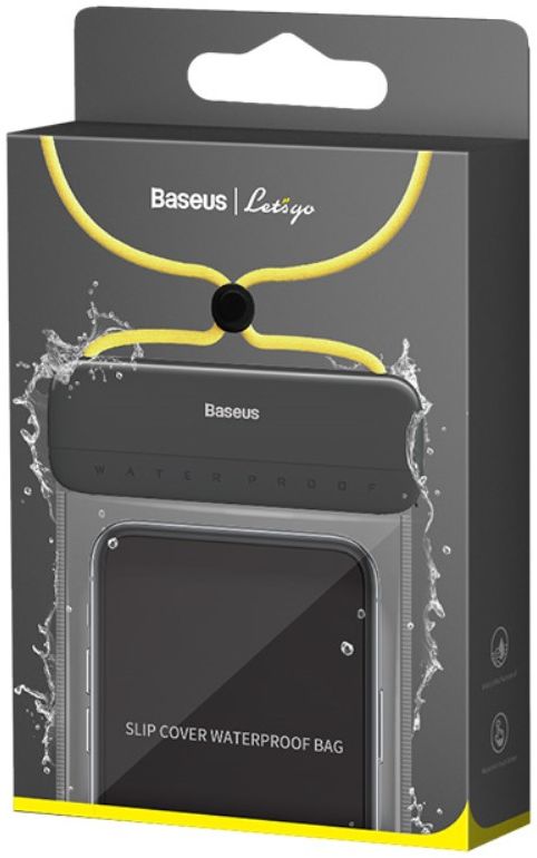 Baseus Waterdicht Telefoonhoesje voor Smartphones tot 7.2 Inch Grijs afbeelding 11