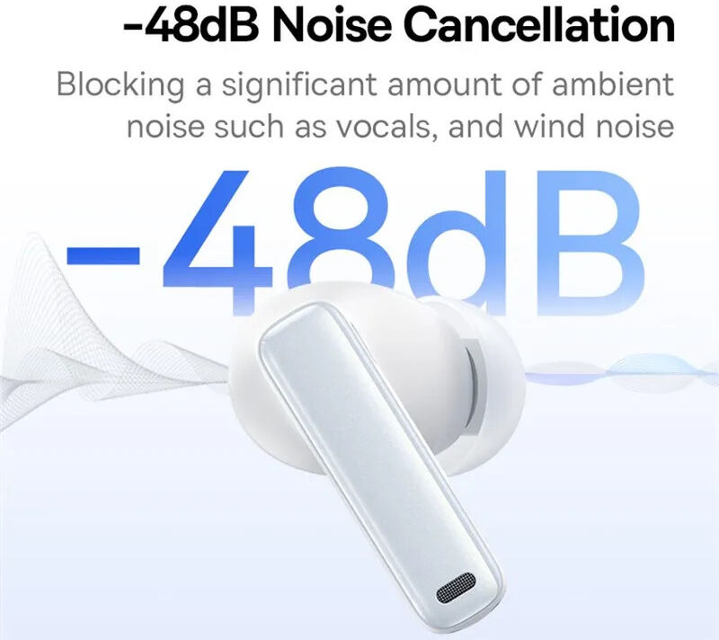 Baseus Bowie M2s Draadloze Bluetooth Oordopjes Noise Cancelling Wit afbeelding 3