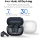 Baseus Bowie M2s Draadloze Bluetooth Oordopjes Noise Cancelling Wit afbeelding 7