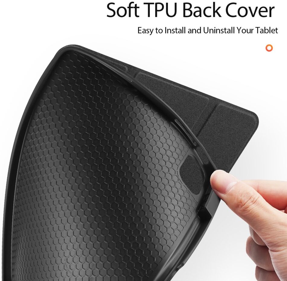 Dux Ducis Domo Xiaomi Pad 6 / 6 Pro Hoes Tri-Fold Book Case Zwart afbeelding 8