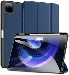 Dux Ducis Domo Xiaomi Pad 6 / 6 Pro Hoes Tri-Fold Book Case Blauw afbeelding