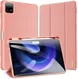 Dux Ducis Domo Xiaomi Pad 6 / 6 Pro Hoes Tri-Fold Book Case Roze afbeelding 2