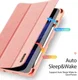 Dux Ducis Domo Xiaomi Pad 6 / 6 Pro Hoes Tri-Fold Book Case Roze afbeelding 4
