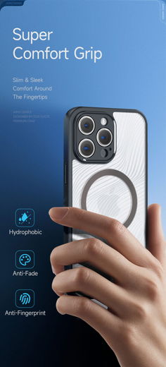 Dux Ducis Aimo Apple iPhone 14 Pro Hoesje MagSafe Back Cover Zwart afbeelding 7