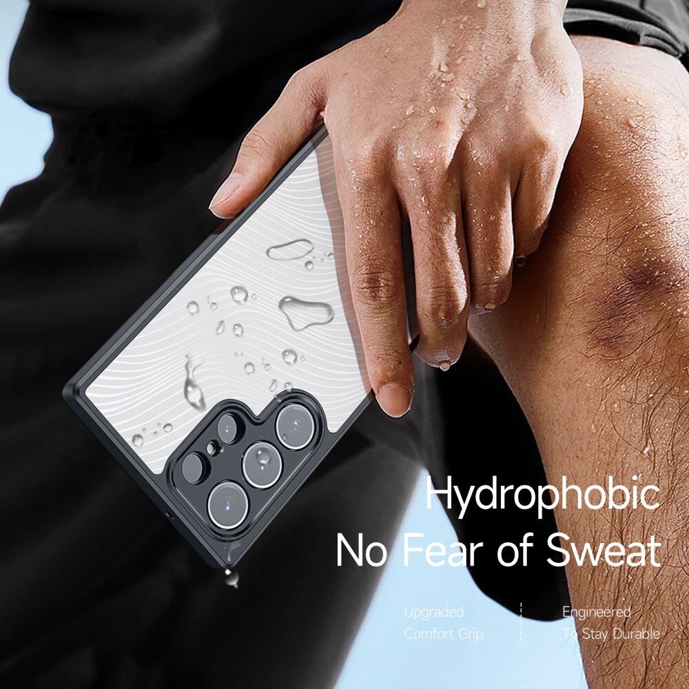 Dux Ducis Aimo Samsung Galaxy S23 Ultra Hoesje Back Cover Zwart afbeelding 5