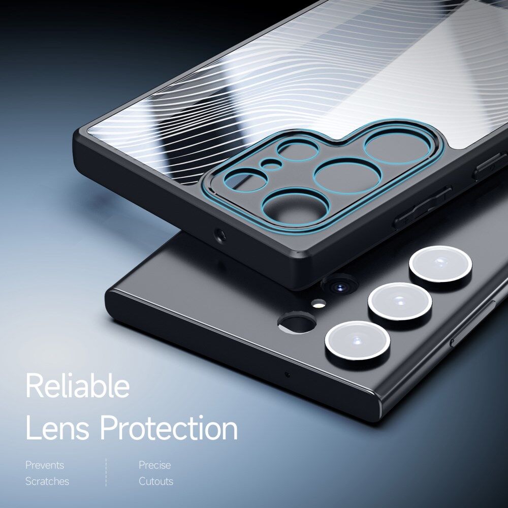 Dux Ducis Aimo Samsung Galaxy S23 Ultra Hoesje Back Cover Zwart afbeelding 6