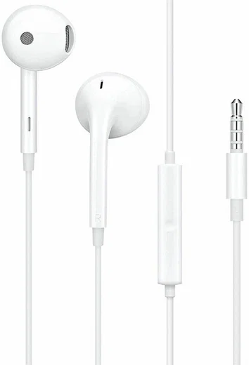 Oppo MH156 Oordopjes In-Ear Headset met Microfoon 3.5mm Jack Wit afbeelding 1