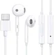 Oppo MH147 USB-C Oordopjes In-Ear Headset met Microfoon 1.2M Wit afbeelding 1