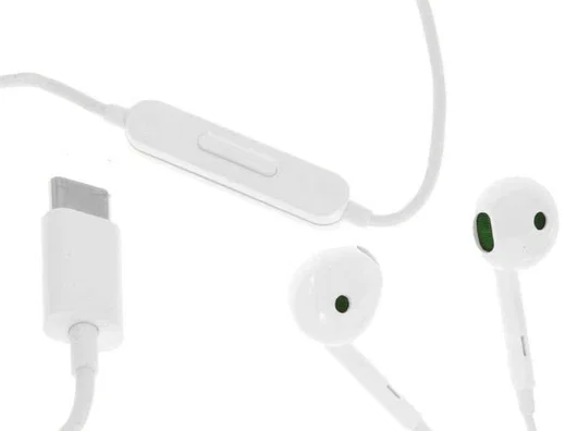 Oppo MH147 USB-C Oordopjes In-Ear Headset met Microfoon 1.2M Wit afbeelding 4