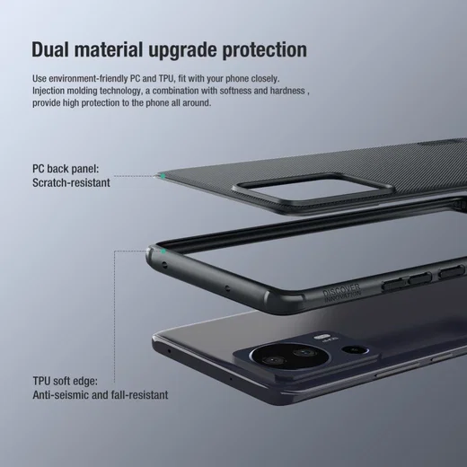 Nillkin Super Frosted Shield Xiaomi 13 Lite Hoesje Back Cover Groen afbeelding 5